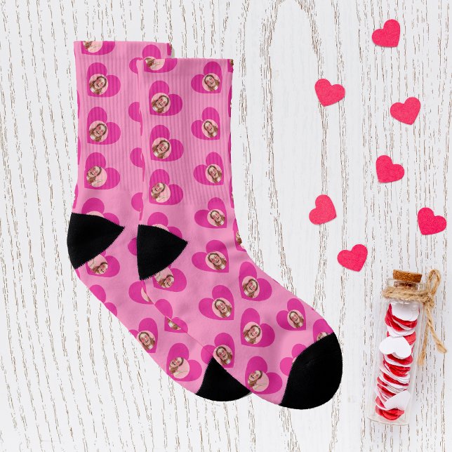 Foto Collage Valentine Day Heart Strumpor (Skapare uppladdad)