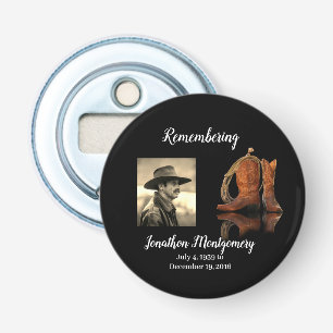 Foto, Cowboy Hat och Rope Memorial  Flasköppnare