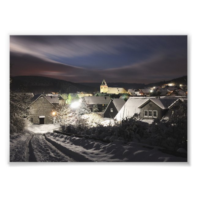 Foto Dorf im Winter (Framsidan)