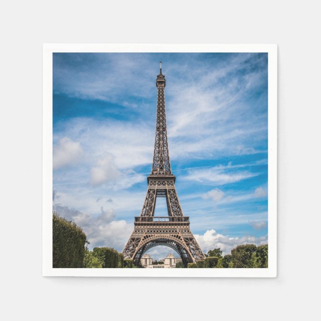Foto Eiffel torn Pappersservett (Framsidan)
