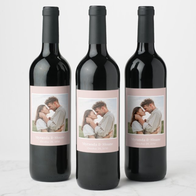 Foto Engagemang Fest Rosé Vin Etikett (Flaskor)