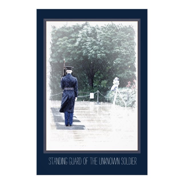 Foto Enlargemint Large Guard Okänd soldat (Framsidan)