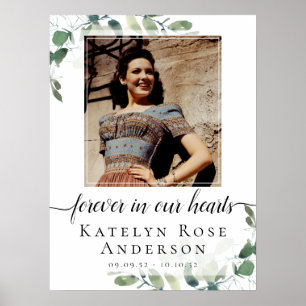 Foto Eucalyptus Funeral Välkomsttecken Poster