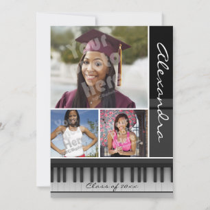 Foto Examen Meddelande Musik Pianotangenter Inbjudningar