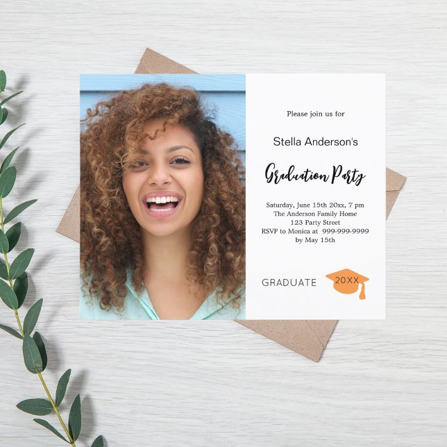 Foto examensfest 2025 inbjudan (Skapare uppladdad)