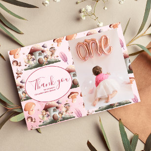 Foto Fairy First Girl's 1st Birthday Tack Kort