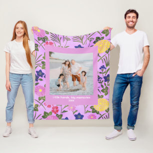 Foto familj Fläskfilt Fleecefilt