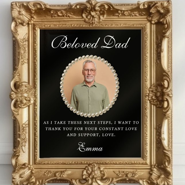 Foto Far i Bride Gift Tack Gift Poster (Skapare uppladdad)