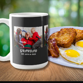 Foto Farfar Grundades Fet Vitt Typografi Kaffemugg