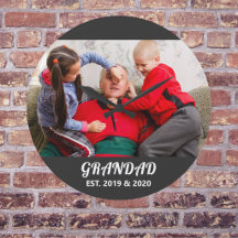 Foto Farfar Grundades Fet Vitt Typsnitt