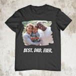 Foto Fars dag för familjen Best Pappa någonsin Anp T Shirt<br><div class="desc">Skapa din personlig-Fars dag-gåva-t-shirt med anpassningsbarnas foto och text.</div>