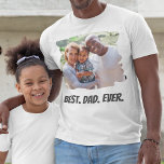 Foto Fars dag för familjen Best Pappa någonsin Anp T Shirt<br><div class="desc">Skapa din personlig-Fars dag-gåva-t-shirt med anpassningsbarnas foto och text.</div>