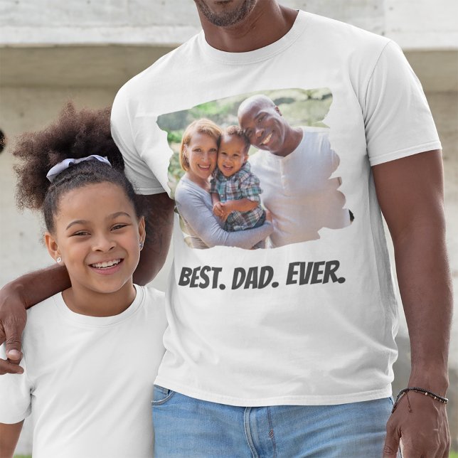 Foto Fars dag för familjen Best Pappa någonsin Anp T Shirt (Skapare uppladdad)