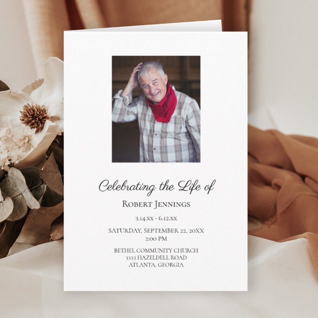 Foto Firande av Life Memorial Funeral Program (Skapare uppladdad)