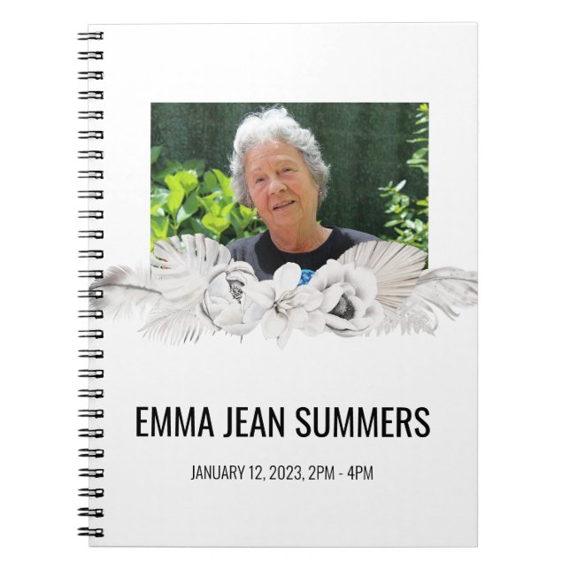 Foto firande i Life Memorial Guest Bok Anteckningsbok (Framsidan)