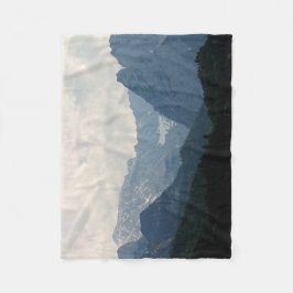 Foto för alpina bergsområden Land Fleecefilt