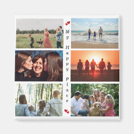 Foto för Anpassadet Mitt Lycklig Ställe 6 Bild Magnet