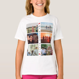 Foto för Anpassadet Mitt Lycklig Ställe 6 Bild T Shirt