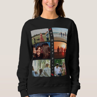 Foto för Anpassadet Mitt Lycklig Ställe 6 Bild T Shirt