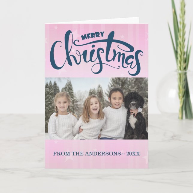 Foto för anpassningsbar-familjen helgkort (Framsida)