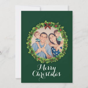 Foto för anpassningsbar God jul WANDERING-familjen Julkort