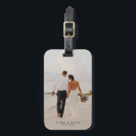 Foto för anpassningsbar Personlig Bagagebricka<br><div class="desc">Gör dina lyckligaste minnen till en personlig iphone case. En enkel knapphändig gåva som du kan lägga till ditt foto och namn för att göra det till din egen.</div>