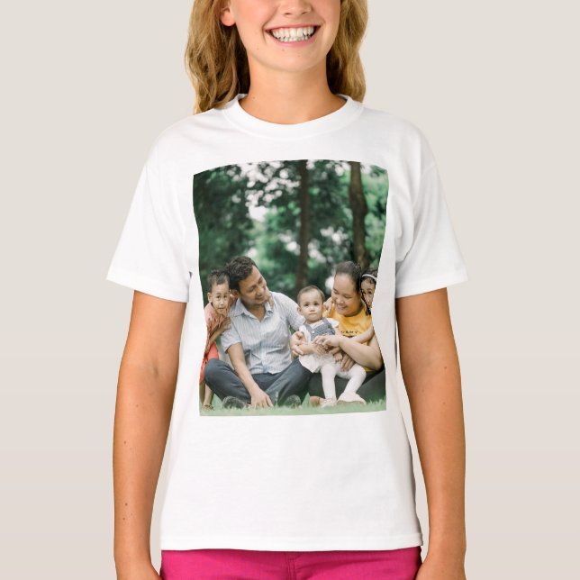 Foto för anpassningsbar Personlig-familj T Shirt (Framsida)