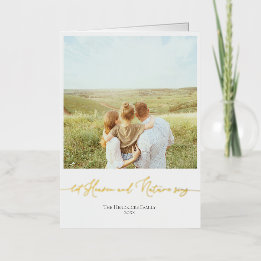 Foto för Anpassningsbarna Foil Neutralt julcard 