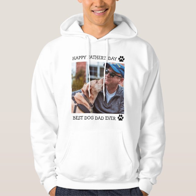 Foto för Anpassningsbarna Lycklig Fars dag Bästa H Hoodie (Framsida)