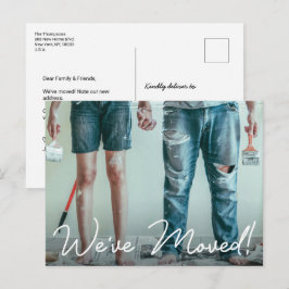Foto för Anpassningsbarna Vi har flyttat home Mode Meddelande Vykort