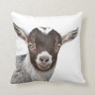 Foto för barnkammare för getlantgård djurt gulligt kudde