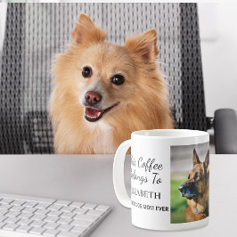 Foto för bästa Hund Mamma-Personlig Kaffemugg