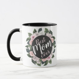 Foto för bästa Mamma någonsin-Blommigt Mugg