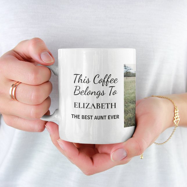 Foto för bästa Moster någonsin-Personlig Kaffemugg (Skapare uppladdad)
