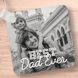 Foto för bästa Pappa någonsin - moderna Coolans st<br><div class="desc">Den här enkla och moderna designen består av serif och kursiv typografi och lägger till ett foto av anpassningsbarna</div>