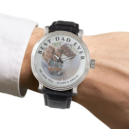 Foto för bästa Pappa någonsin, moderna Far--meddel Armbandsur