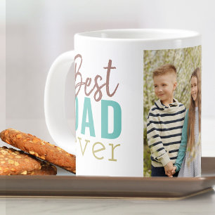 Foto för bästa Pappa någonsin och Anpassningsba Jumbo Mugg
