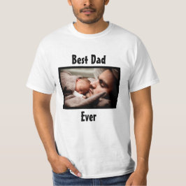 Foto för bästa Pappa någonsin-Personlig T Shirt