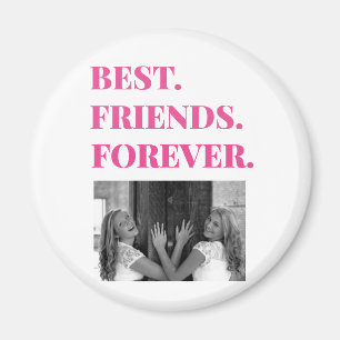 Foto för bästa vän, BFF Besties Magnet