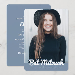 Foto för Bat mitzvah modern Anpassningsbar Inbjudningar