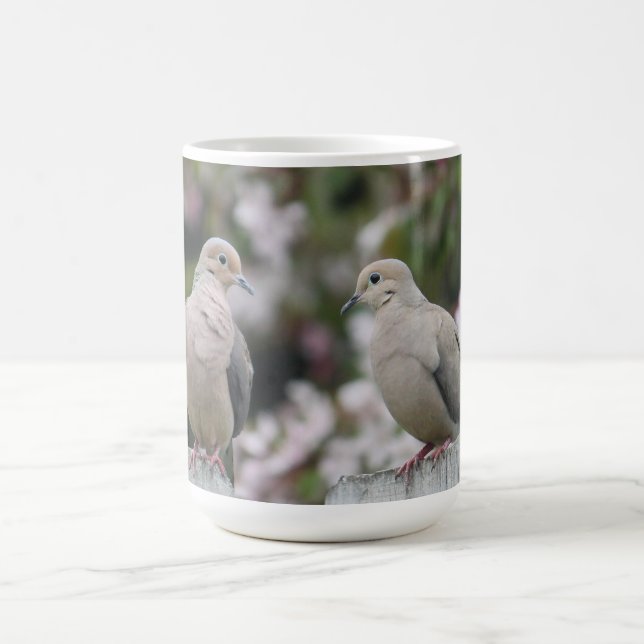 Foto för befruktningsduvor kaffemugg (Center)