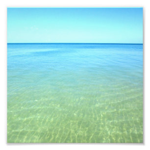 Foto för blå och Grönt Vatten vid havet