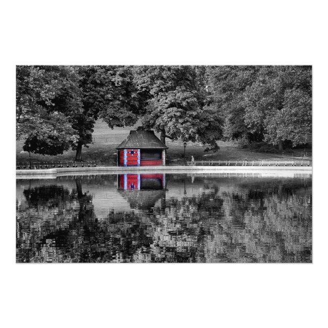 Foto för Black and White Central Park liggande (Framsidan)