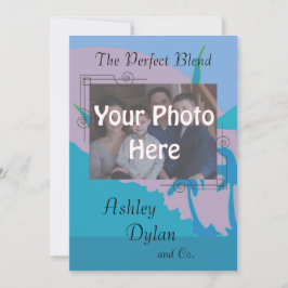 Foto för bländad familj i Bröllop Inbjudningar