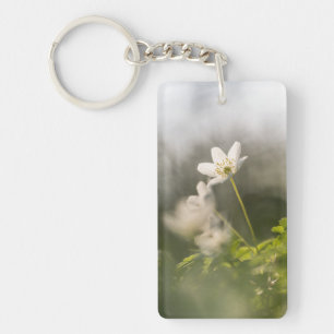 Foto för blommans natur nyckelring
