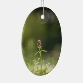 Foto för blommiga blommor julgransprydnad keramik