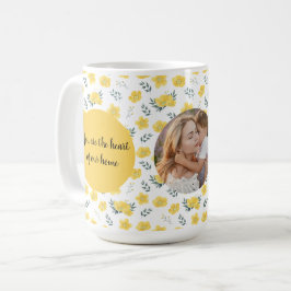 Foto för blommigt Anpassningsbar | Mors dag Gift | Kaffemugg