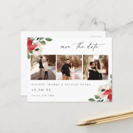 Foto för botaniska Blommigtar i vinter Vykort