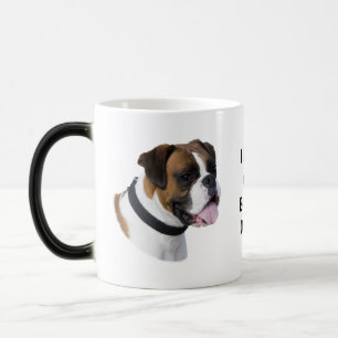 Foto för boxarehundporträtt magisk mugg