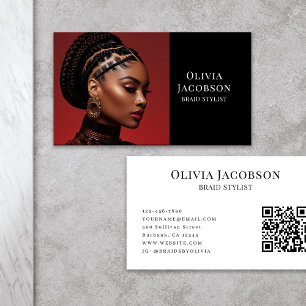 Foto för Braid Stylist Hair Loctician Visitkort